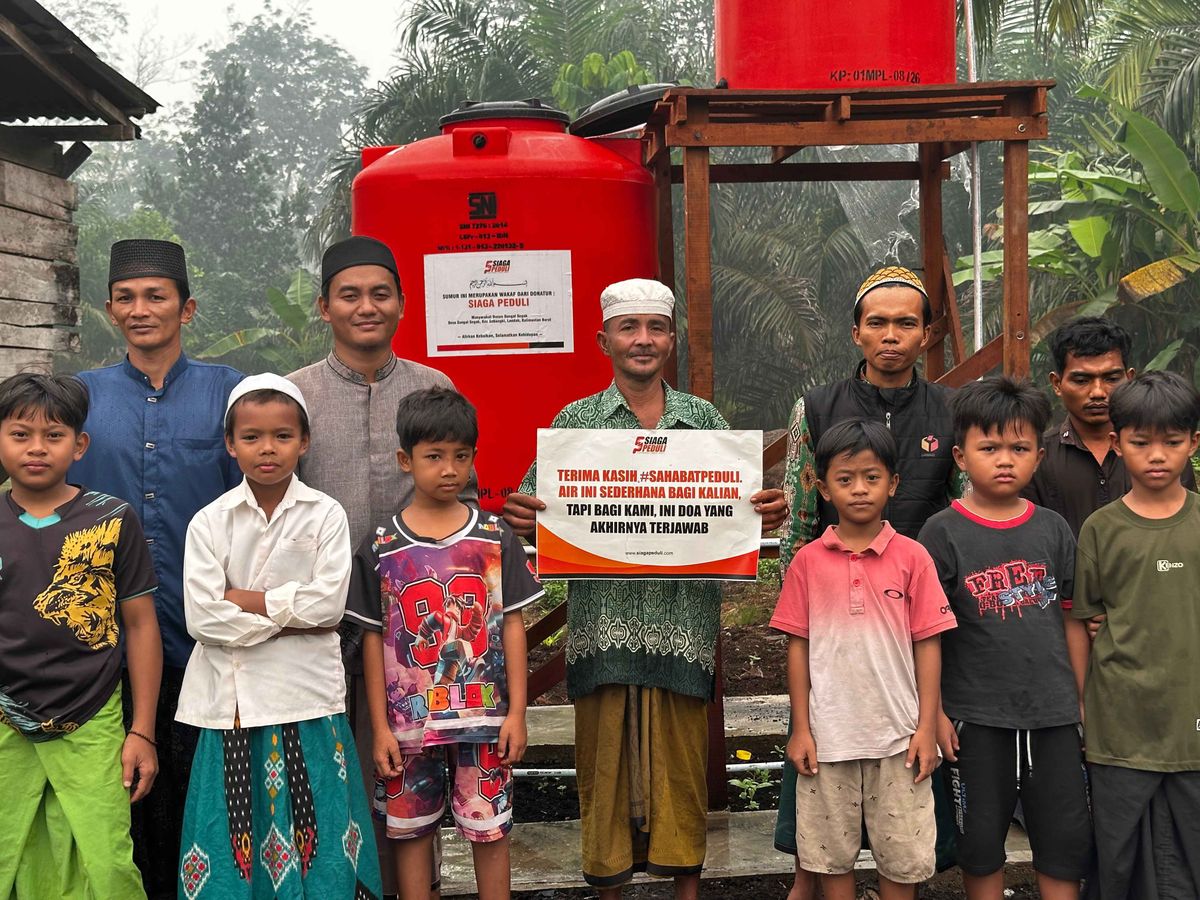 Kekeringan Melanda Kalbar, Siaga Peduli Bangun Sumur Bor di Pelosok
