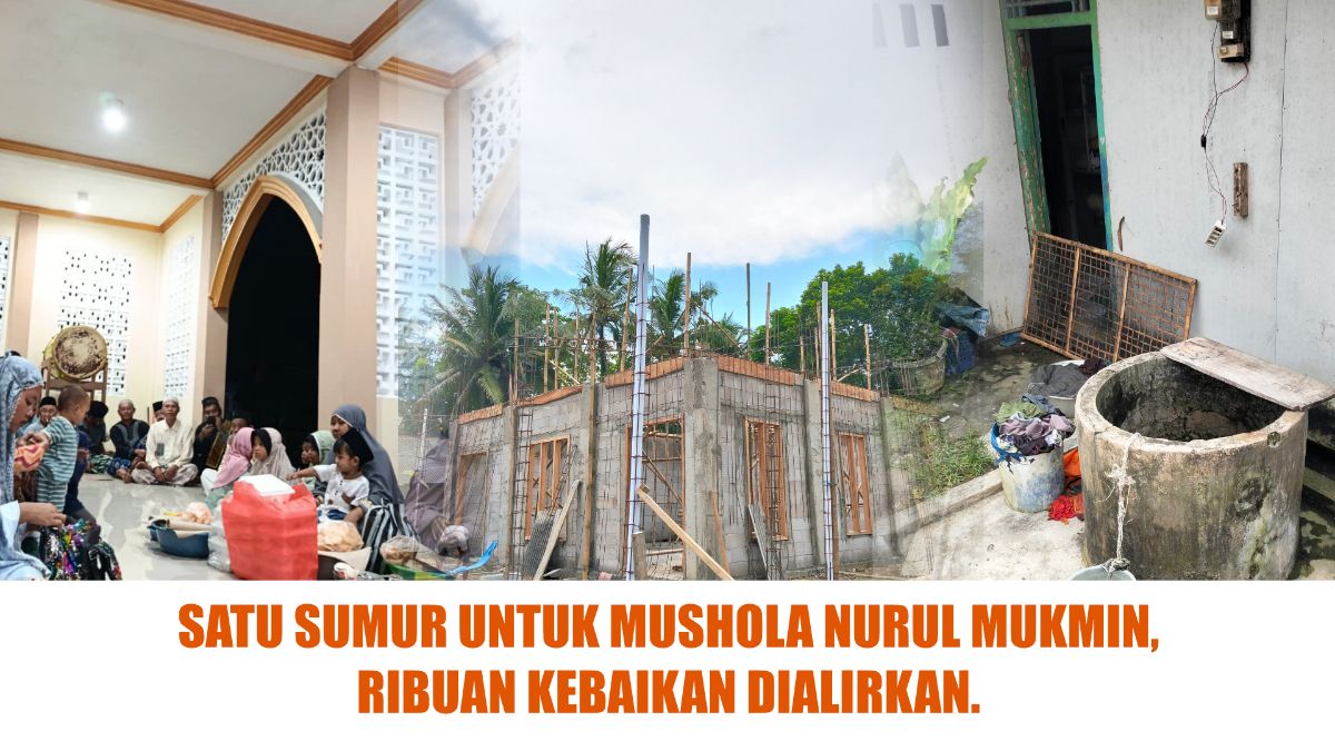 Patungan Bangun Sumur Bor Untuk Mushola Nurul Mukmin Kawunganten